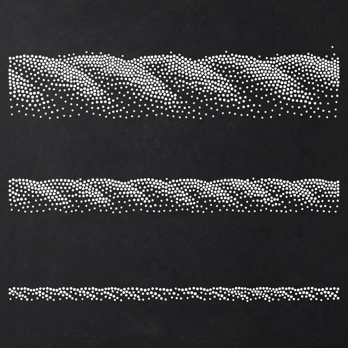 Rope reusable Mylar stencil