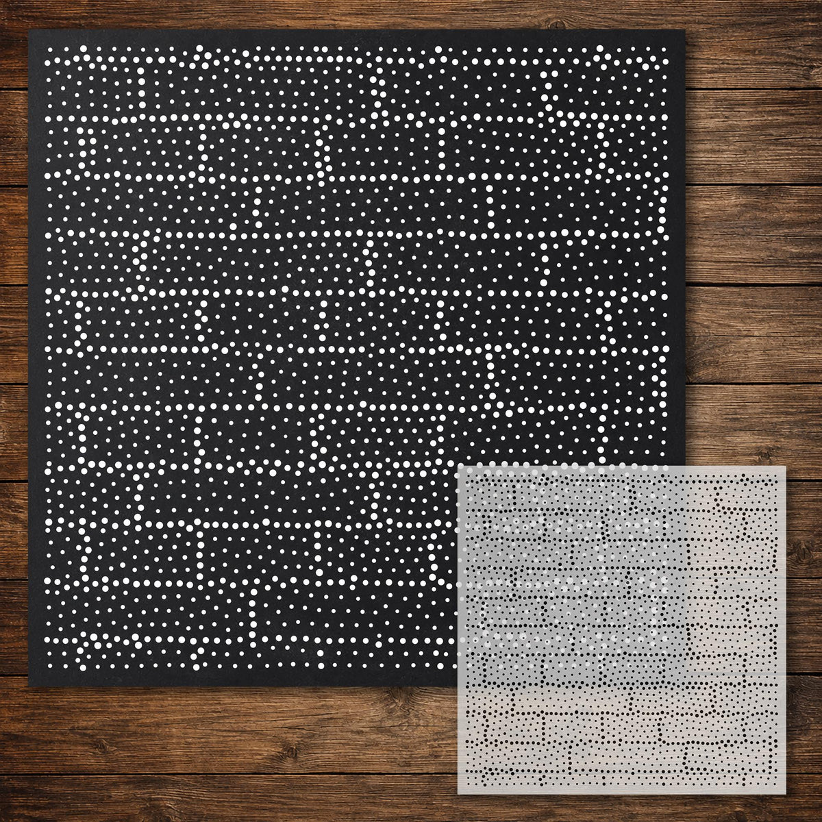Brick Wall reusable Mylar stencil