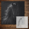 Horse Portrait reusable Mylar stencil