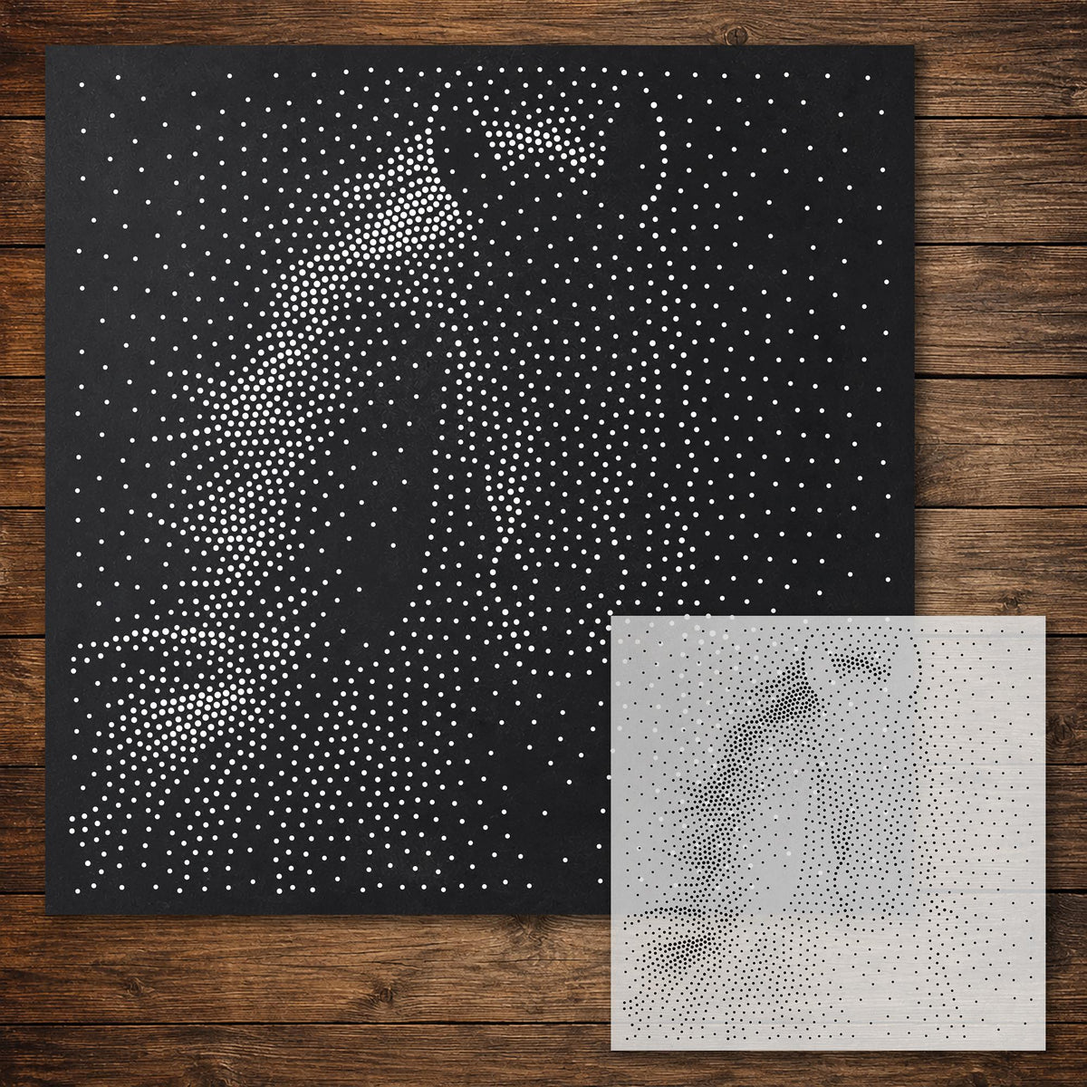 Horse Portrait reusable Mylar stencil