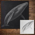 Blue Whale reusable Mylar stencil
