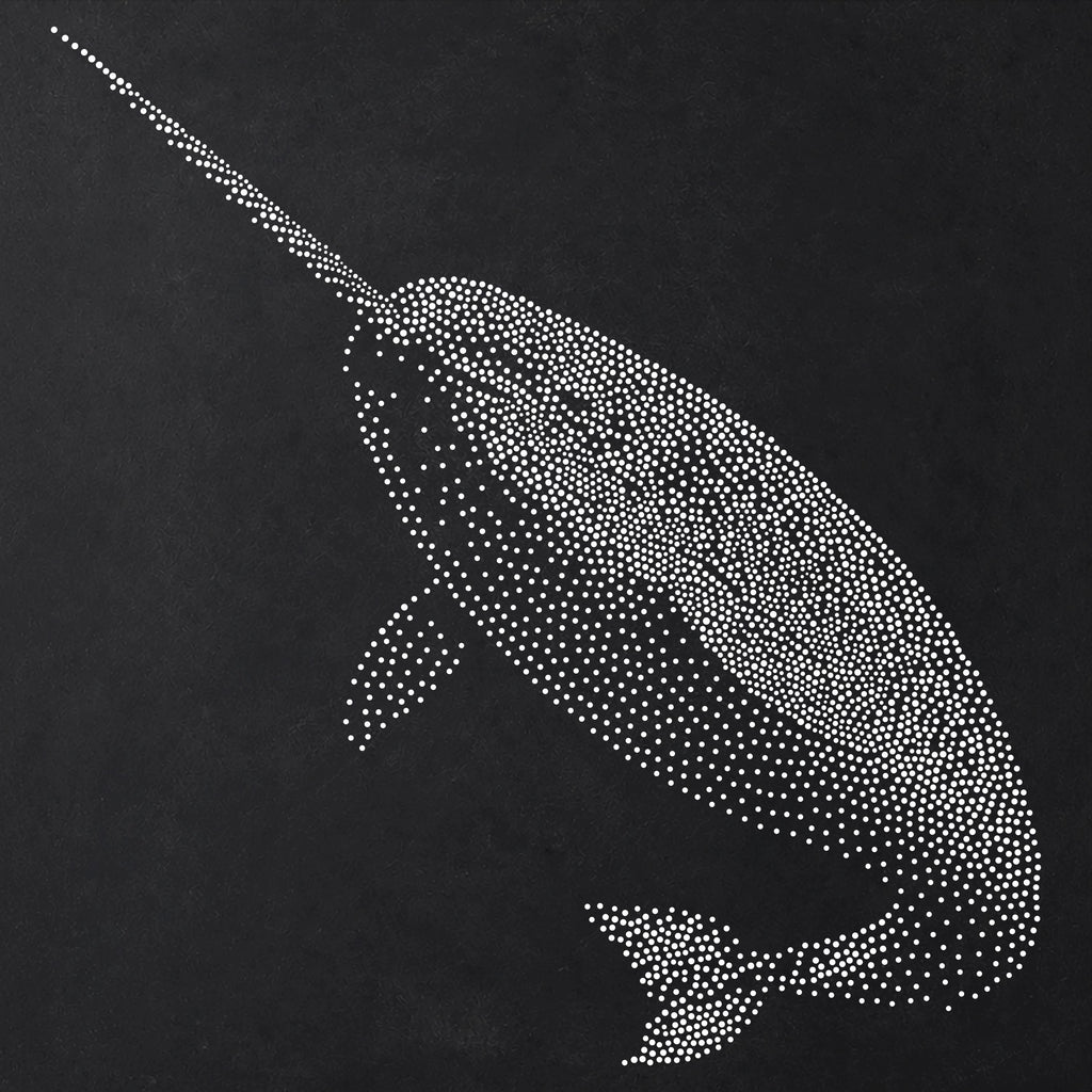 Narwhal reusable Mylar stencil