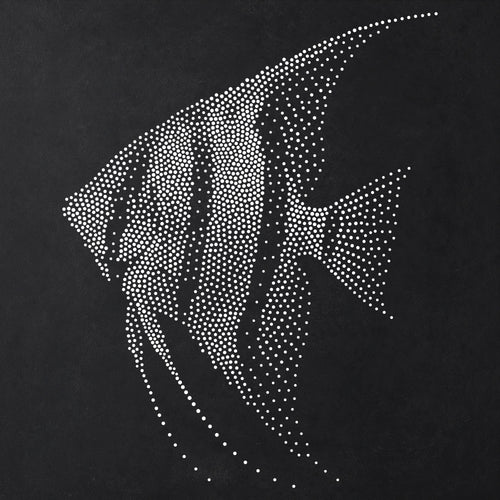 Angelfish Fish reusable Mylar stencil