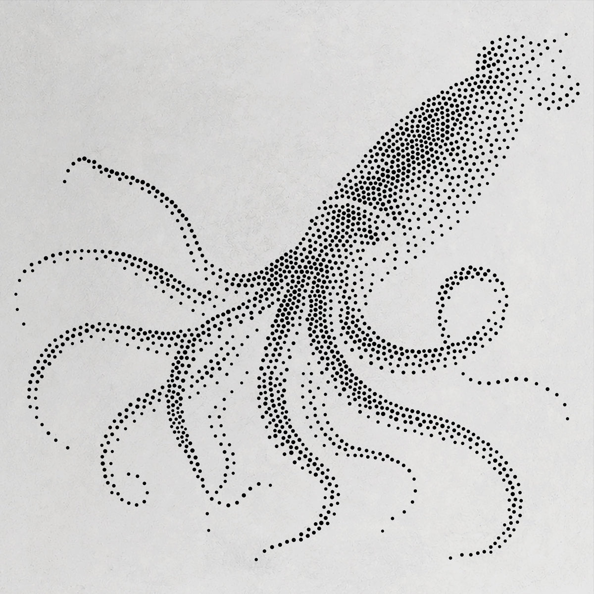 Giant Squid reusable Mylar stencil