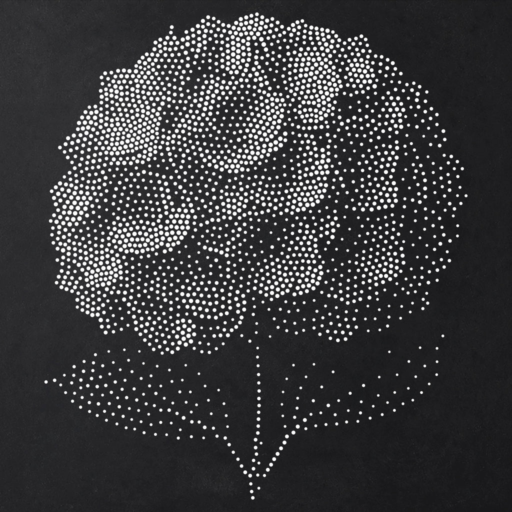 Hydrangea Flower reusable Mylar stencil