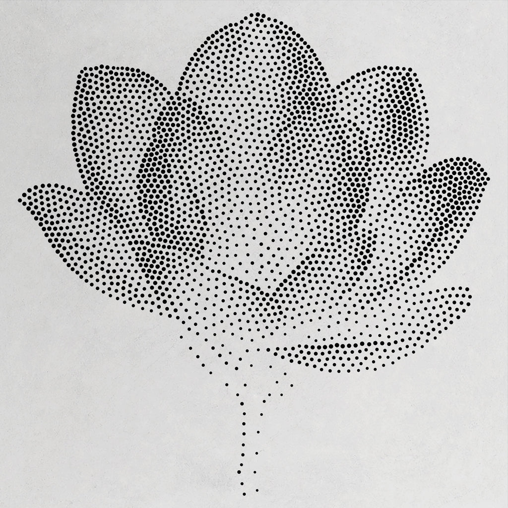 Magnolia Flower reusable Mylar stencil