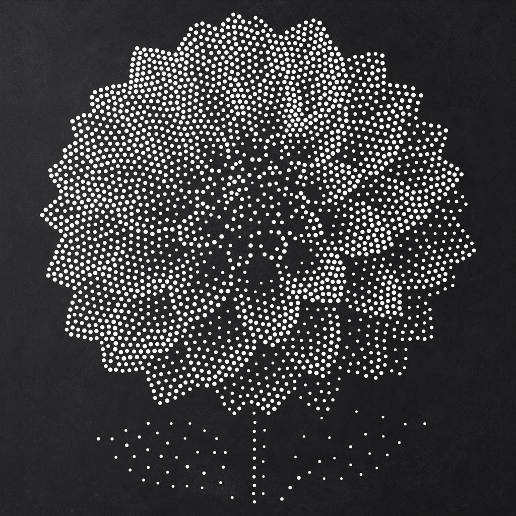 Dahlia Flower reusable Mylar stencil