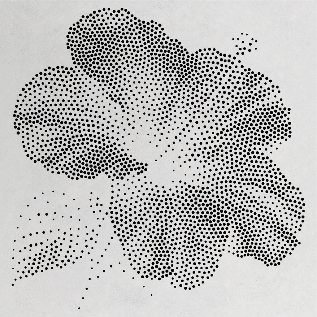 Hibiscus Flower reusable Mylar stencil