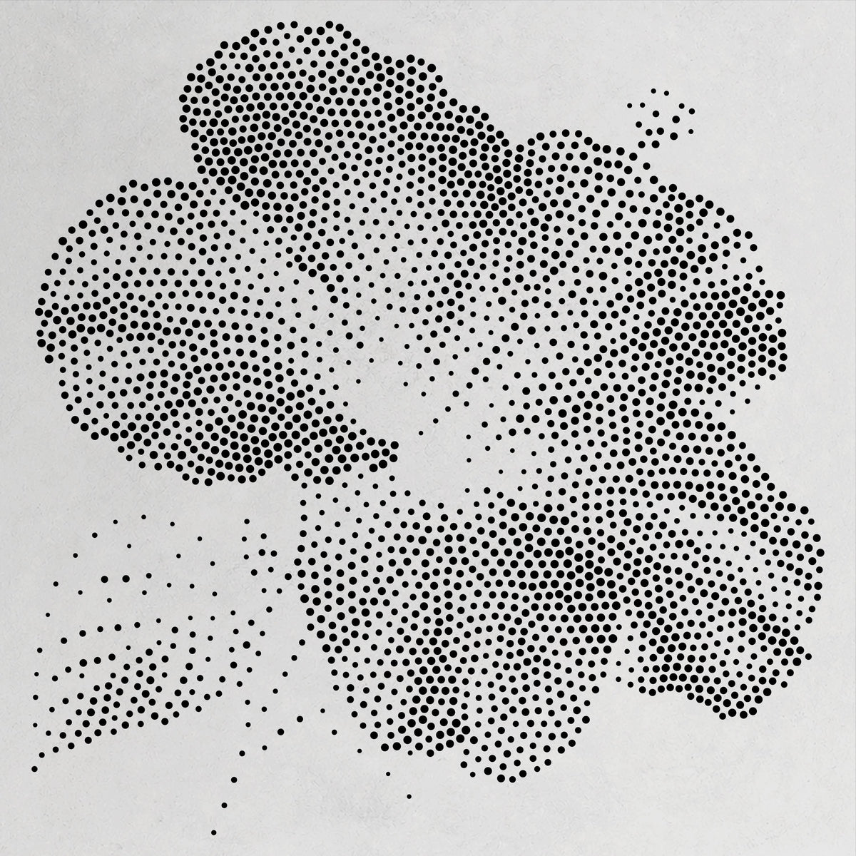 Hibiscus Flower reusable Mylar stencil