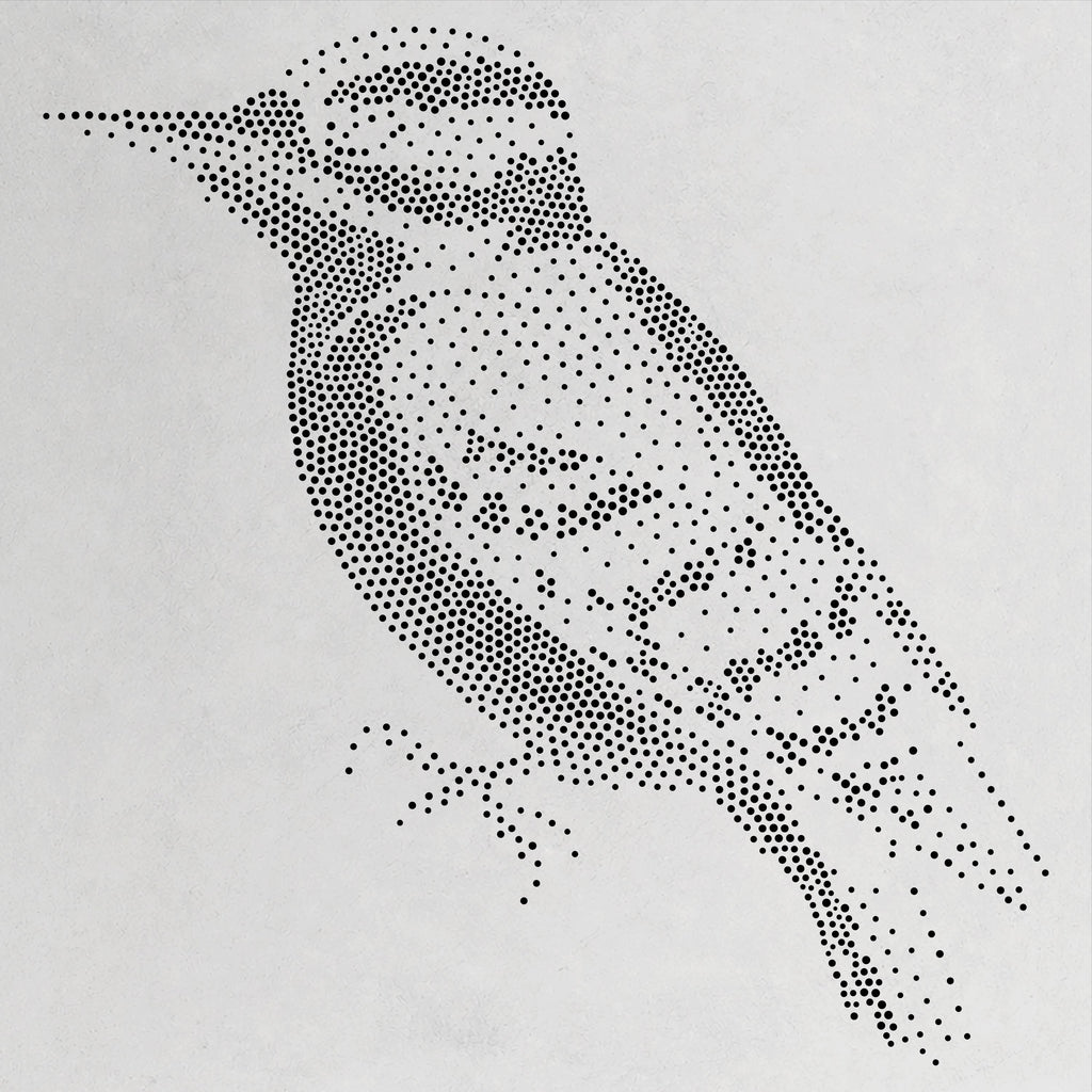 Woodpecker Bird reusable Mylar stencil