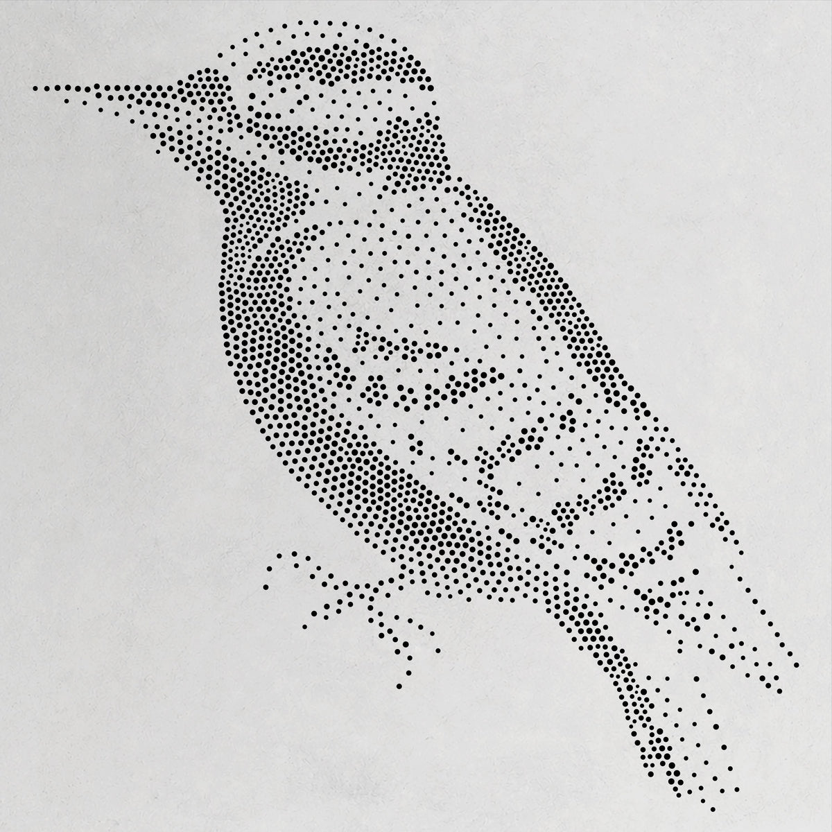 Woodpecker Bird reusable Mylar stencil