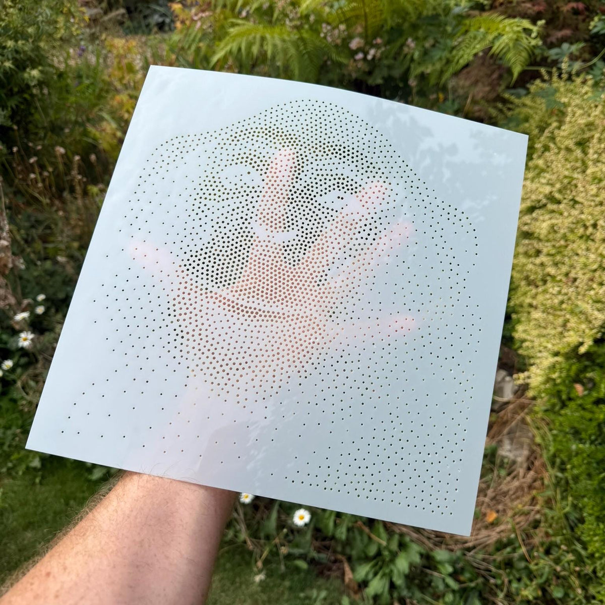 Chimpanzee reusable Mylar stencil
