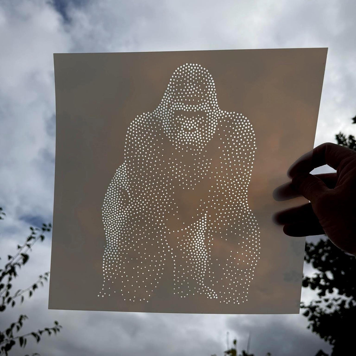Gorilla reusable Mylar stencil