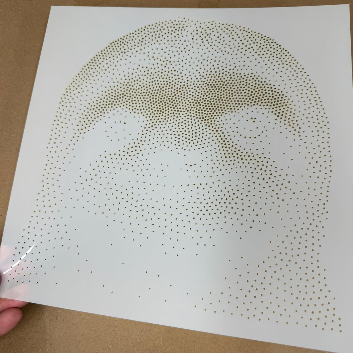 Sloth reusable Mylar stencil