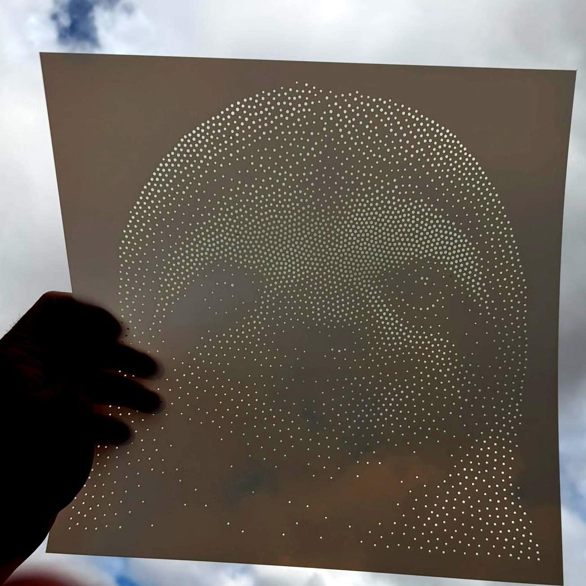 Sloth reusable Mylar stencil