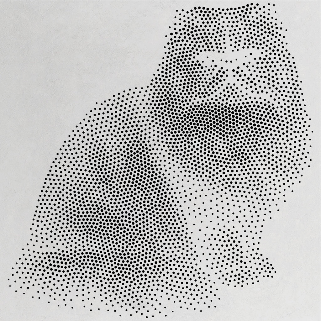 Persian Cat reusable Mylar stencil