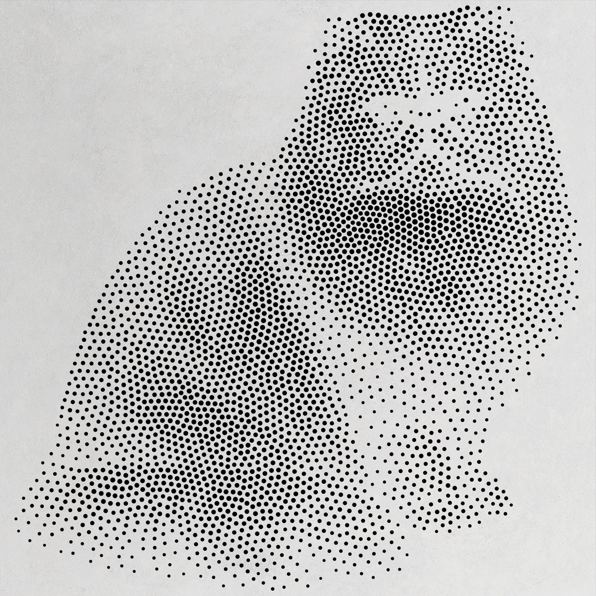 Persian Cat reusable Mylar stencil