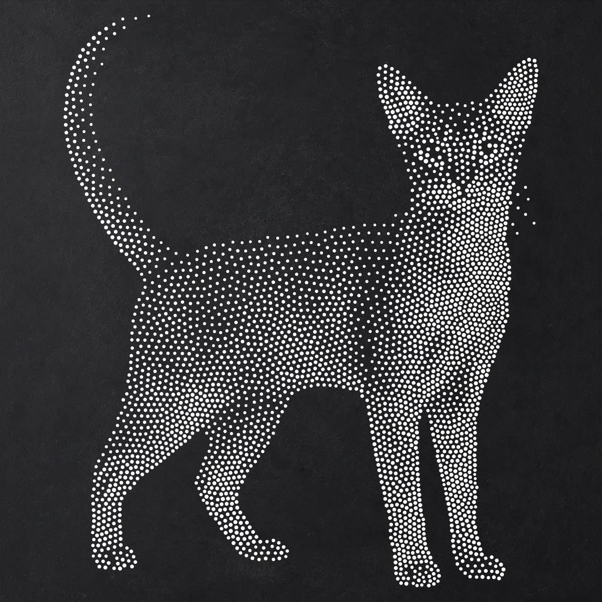 Abyssinian Cat reusable Mylar stencil