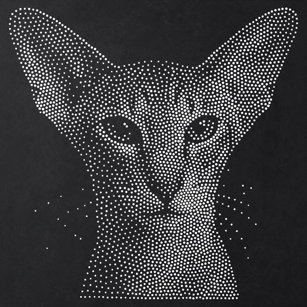 Oriental Shorthair Cat reusable Mylar stencil