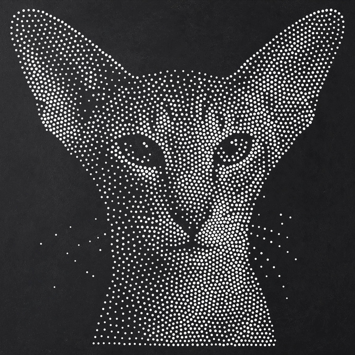 Oriental Shorthair Cat reusable Mylar stencil
