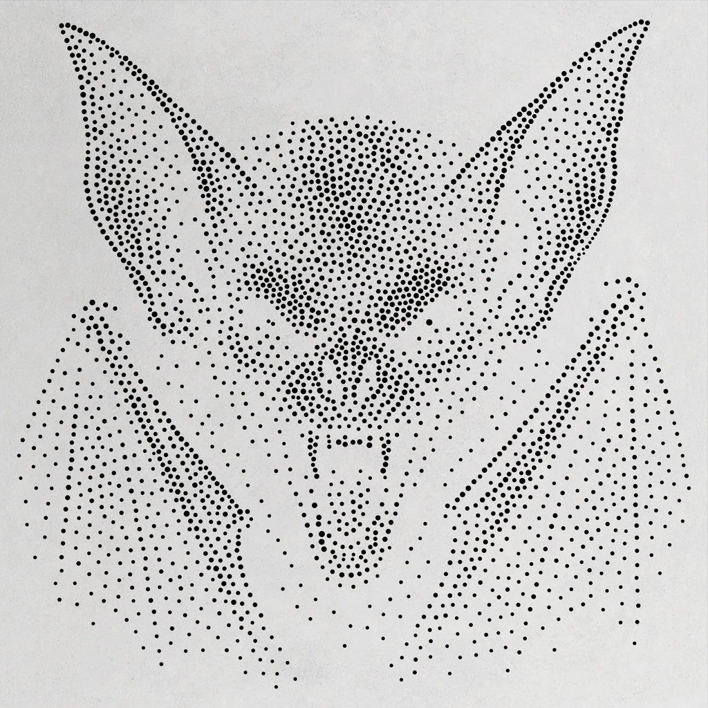 Vampire Bat Halloween reusable Mylar stencil
