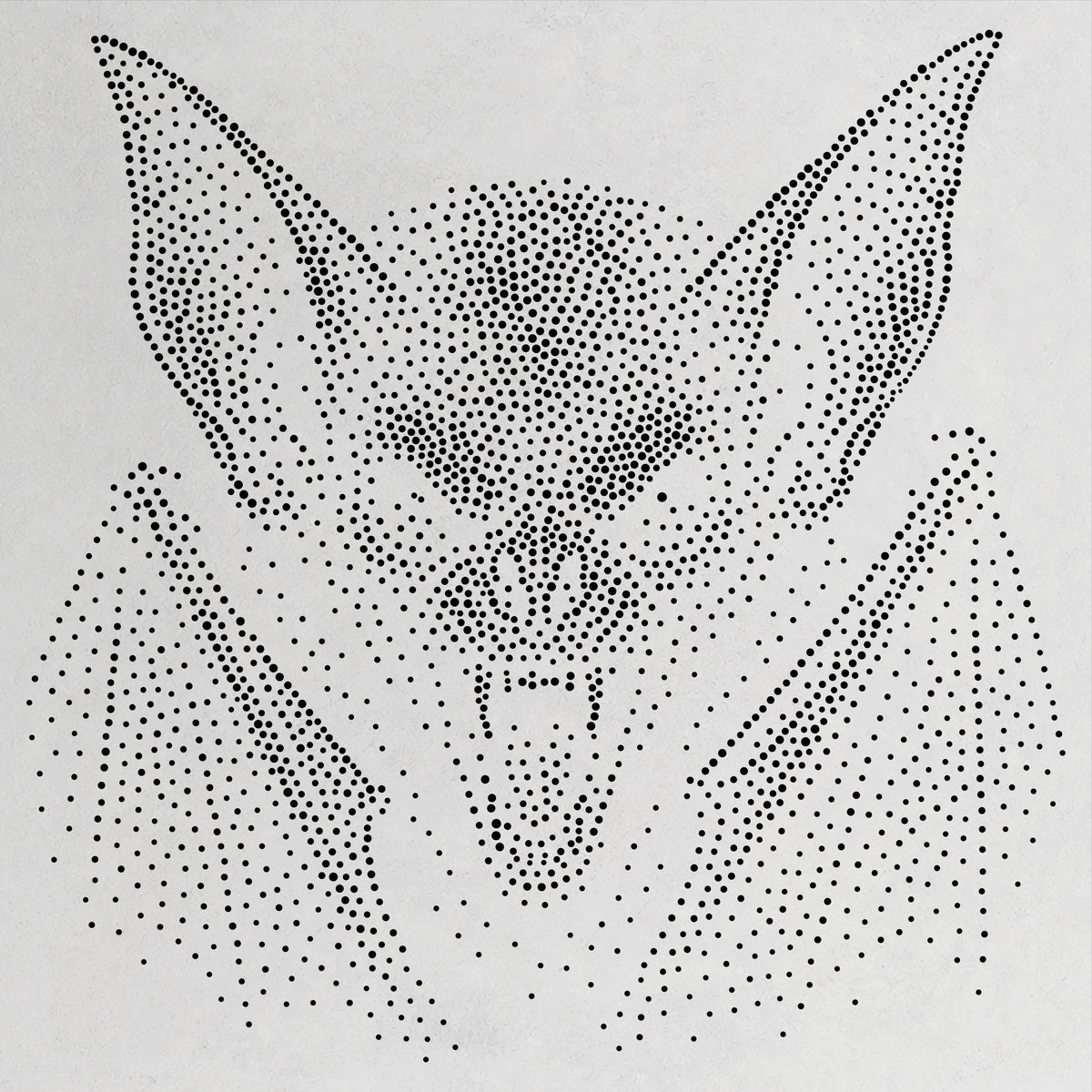 Vampire Bat Halloween reusable Mylar stencil