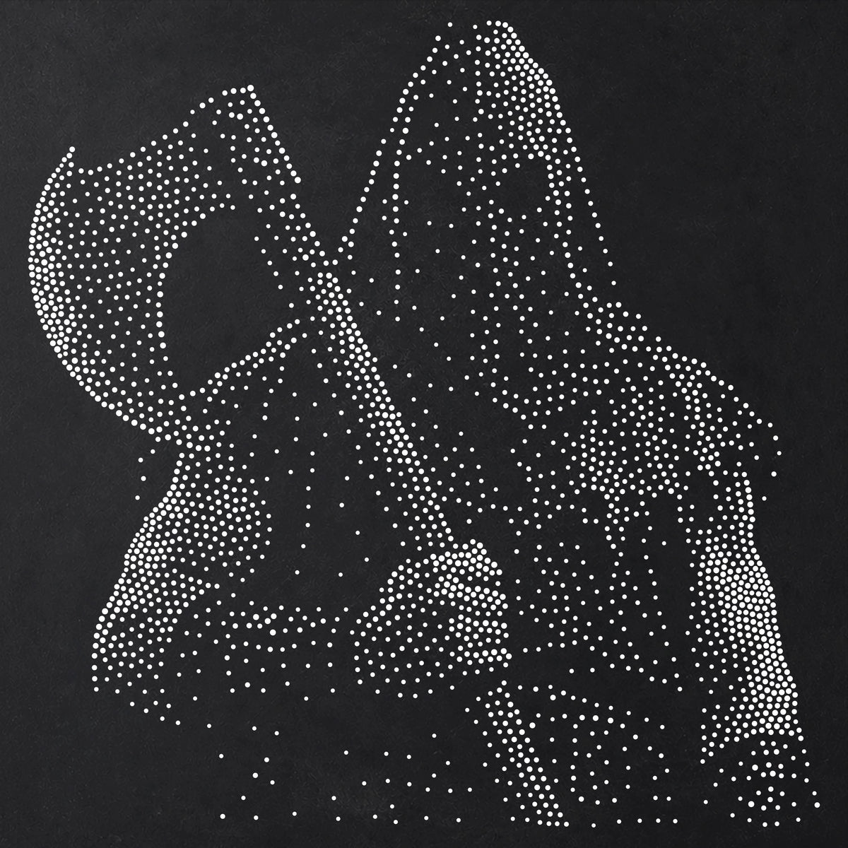 Hooded Executioner Halloween reusable Mylar stencil