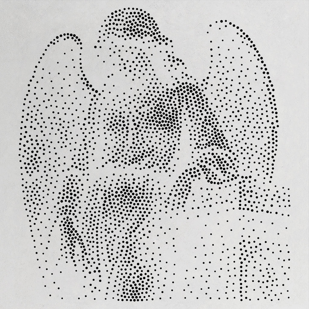 Cemetery Angel Statue Halloween reusable Mylar stencil