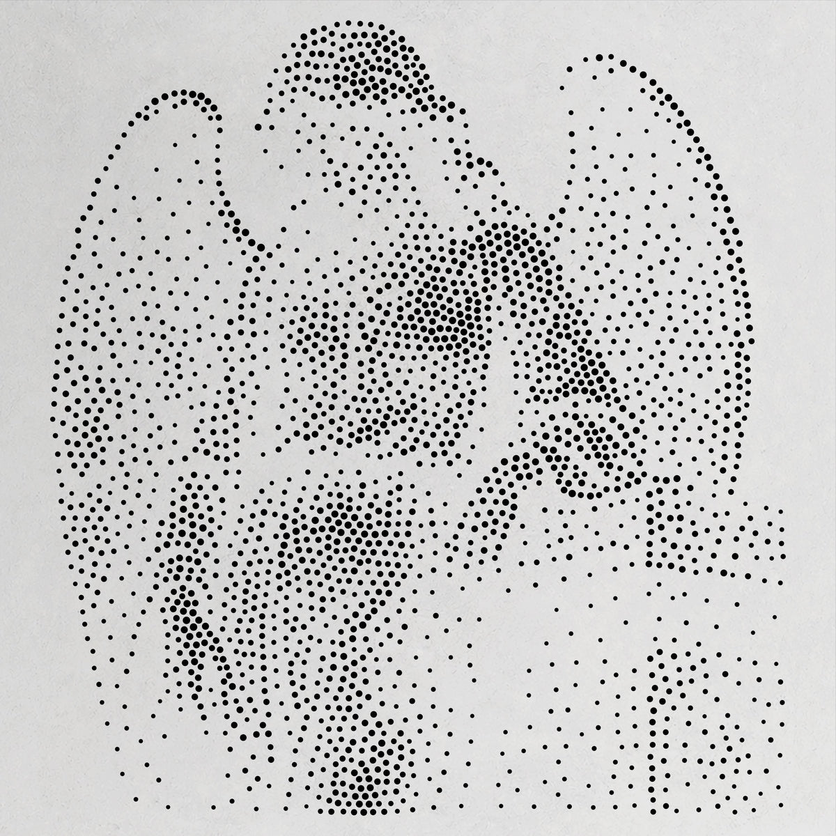 Cemetery Angel Statue Halloween reusable Mylar stencil