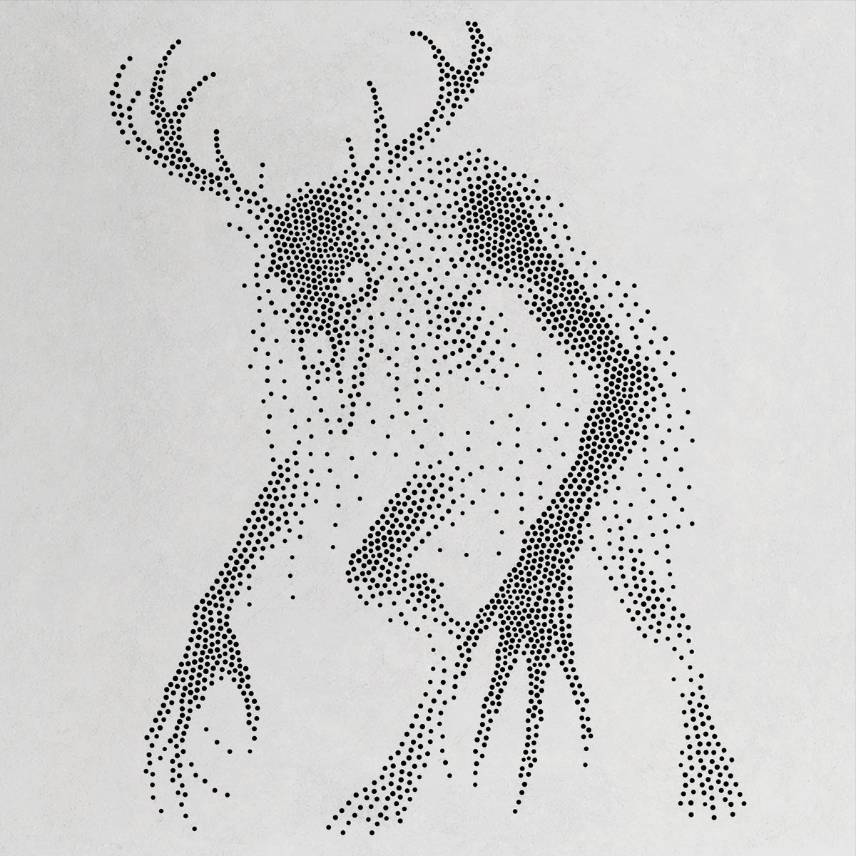Wendigo Forest Monster Halloween reusable Mylar stencil