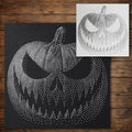 Jack-o’-Lantern Halloween reusable Mylar stencil