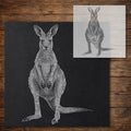 Kangaroo reusable Mylar stencil