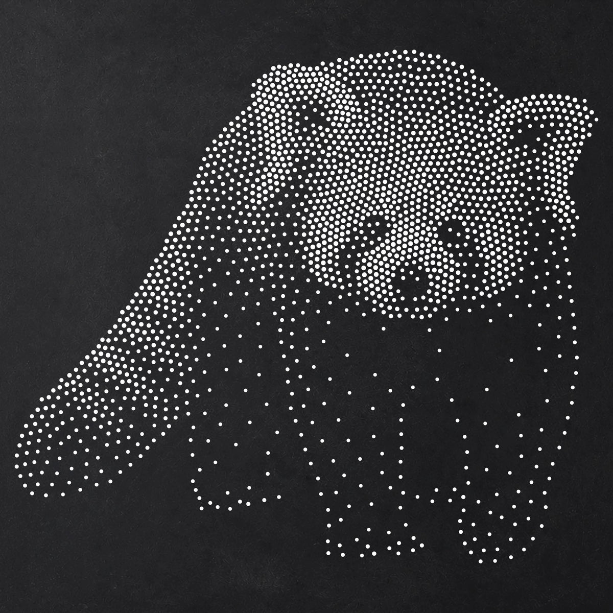 Red Panda reusable Mylar stencil