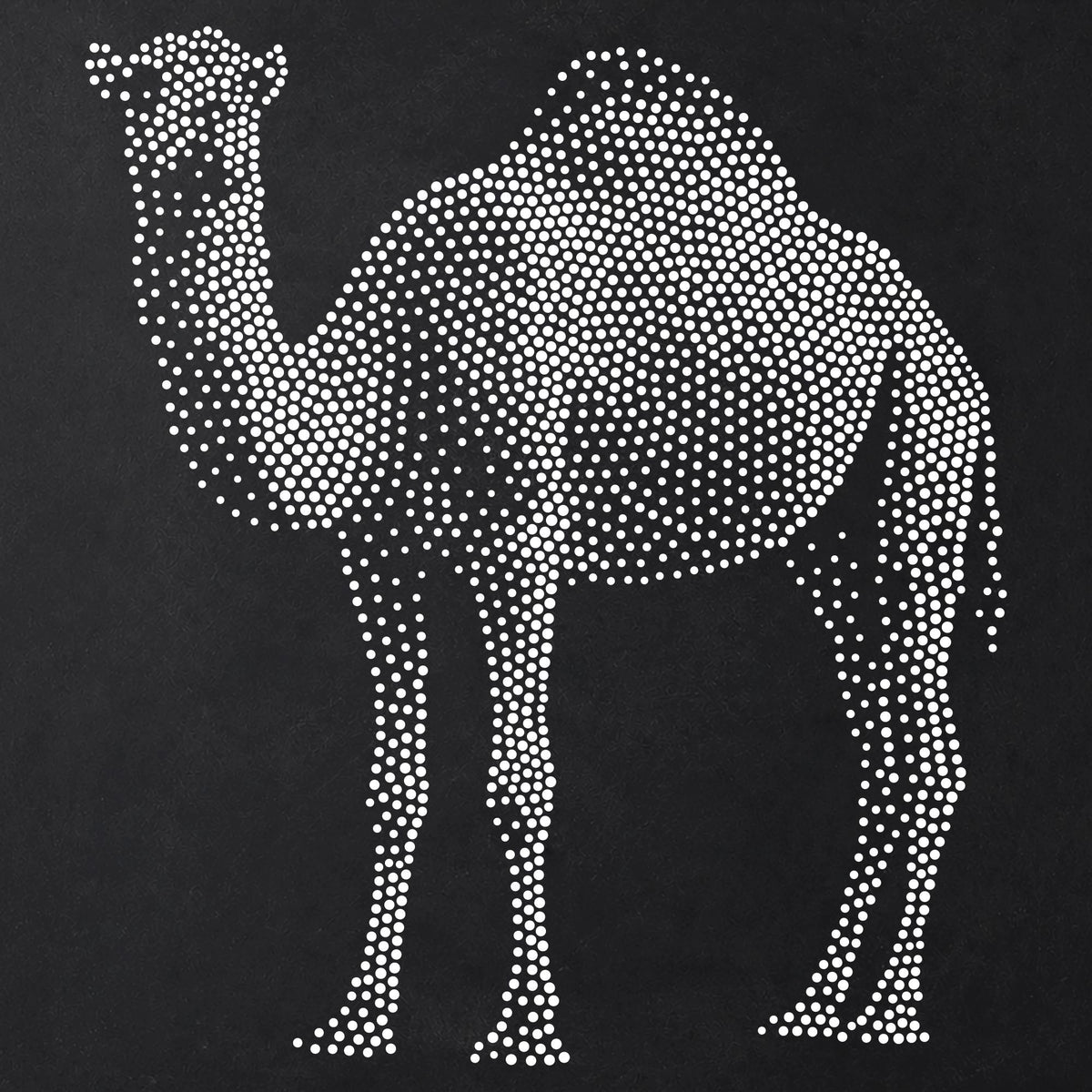 Camel reusable Mylar stencil