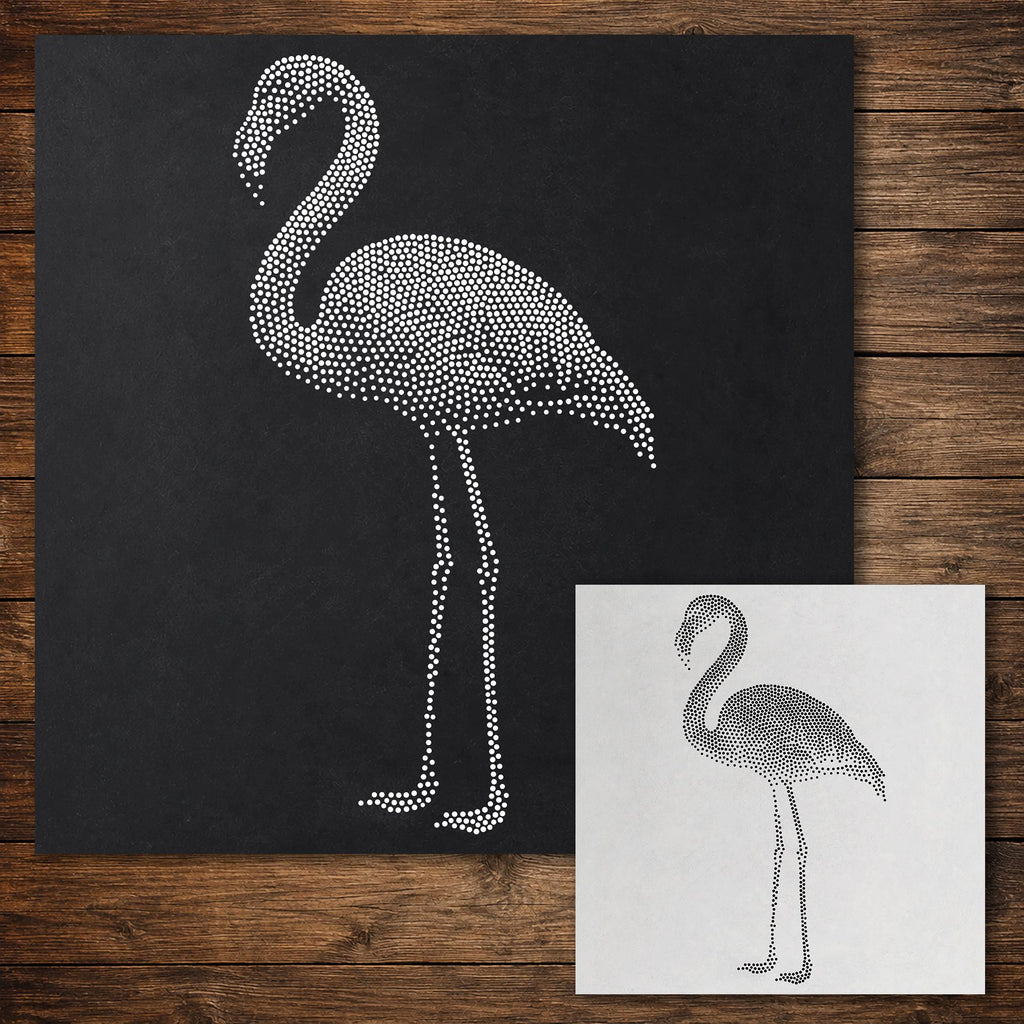 Flamingo reusable Mylar stencil
