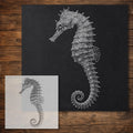 Seahorse reusable Mylar stencil