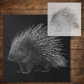 Porcupine reusable Mylar stencil