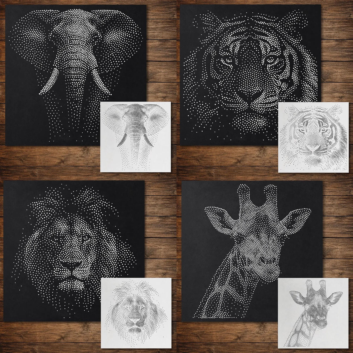 Safari reusable Mylar stencil