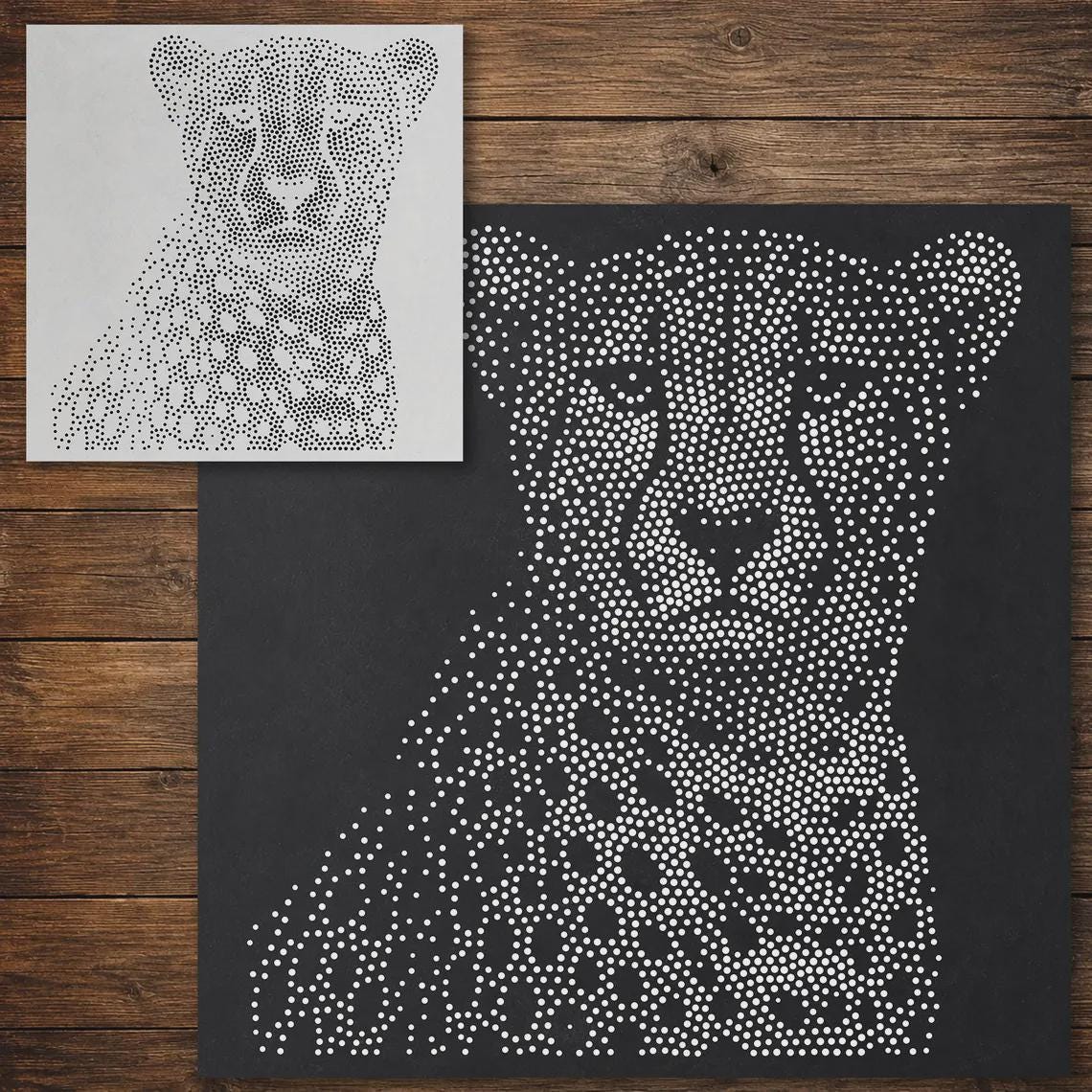 Safari reusable Mylar stencil
