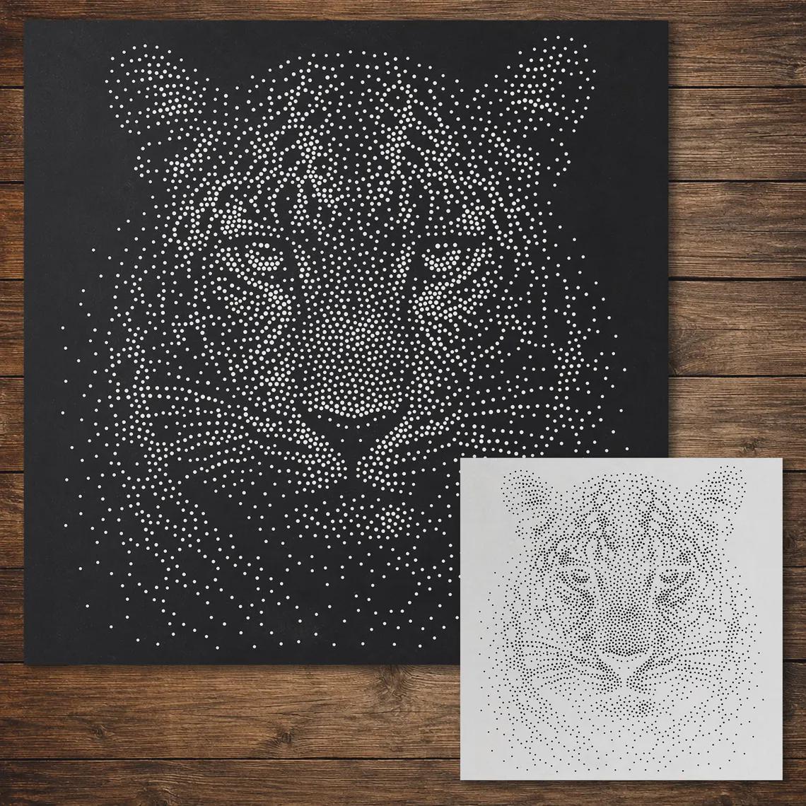Safari reusable Mylar stencil