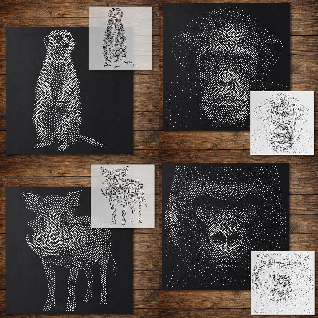 Safari reusable Mylar stencil