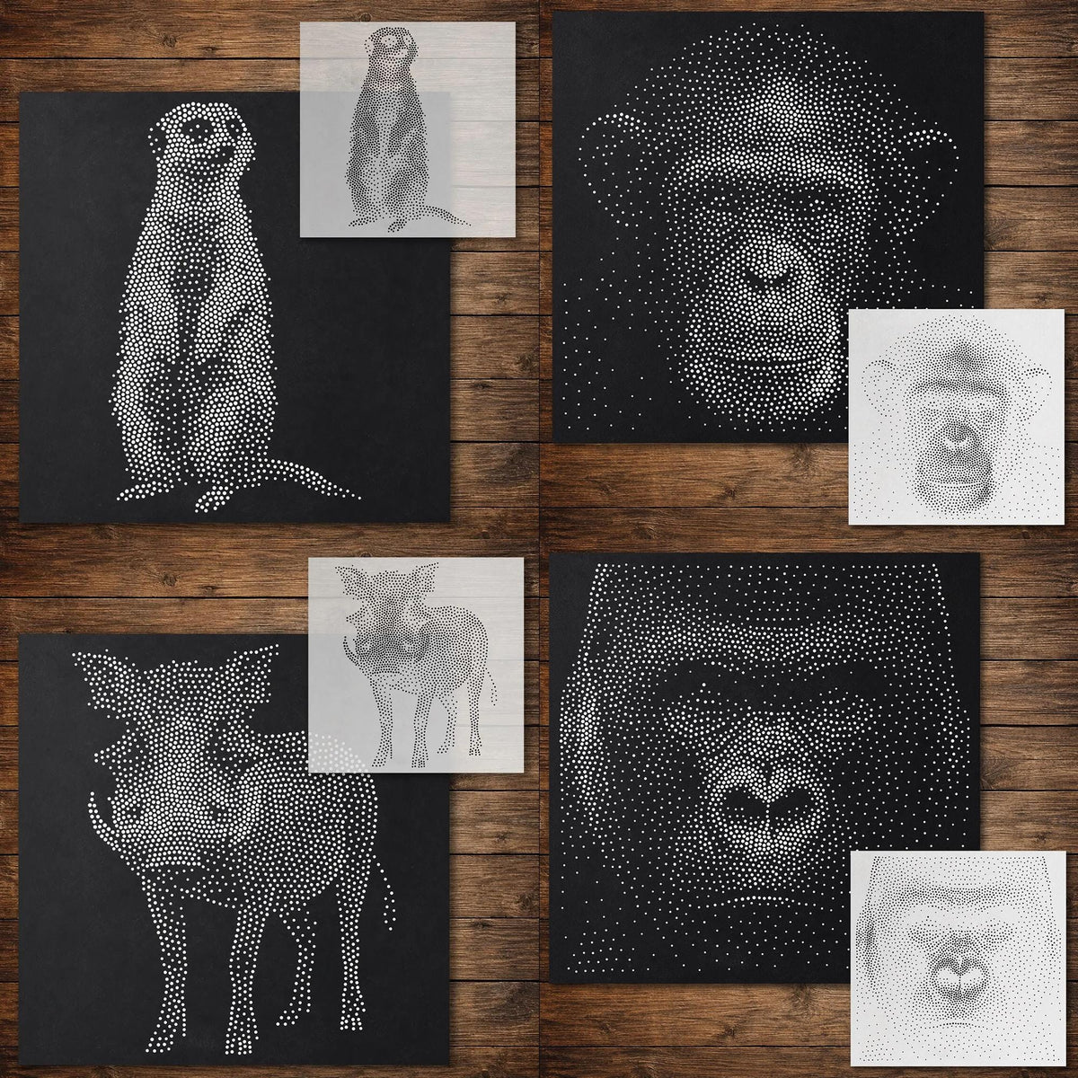Safari reusable Mylar stencil