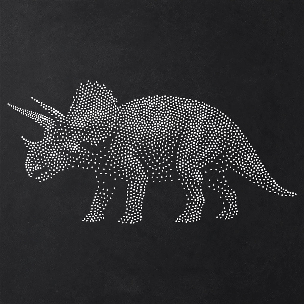 Triceratops Dinosaur reusable Mylar stencil