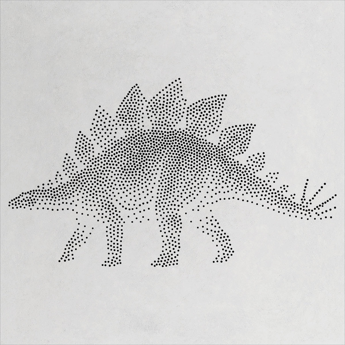 Stegosaurus Dinosaur reusable Mylar stencil