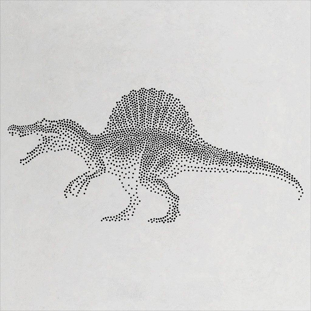 Spinosaurus Dinosaur reusable Mylar stencil