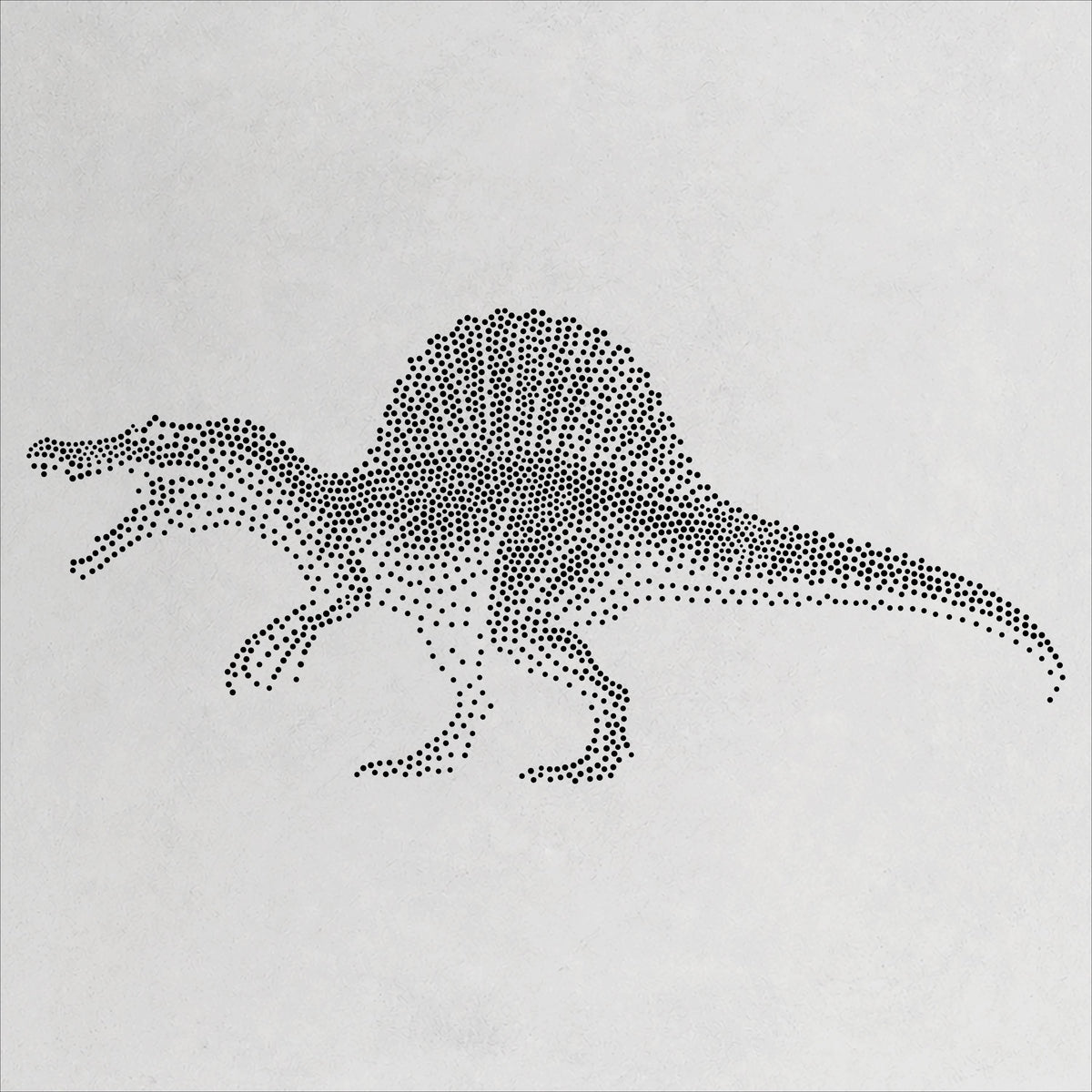 Spinosaurus Dinosaur reusable Mylar stencil