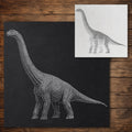 Brachiosaurus Dinosaur reusable Mylar stencil