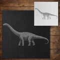 Diplodocus Dinosaur reusable Mylar stencil