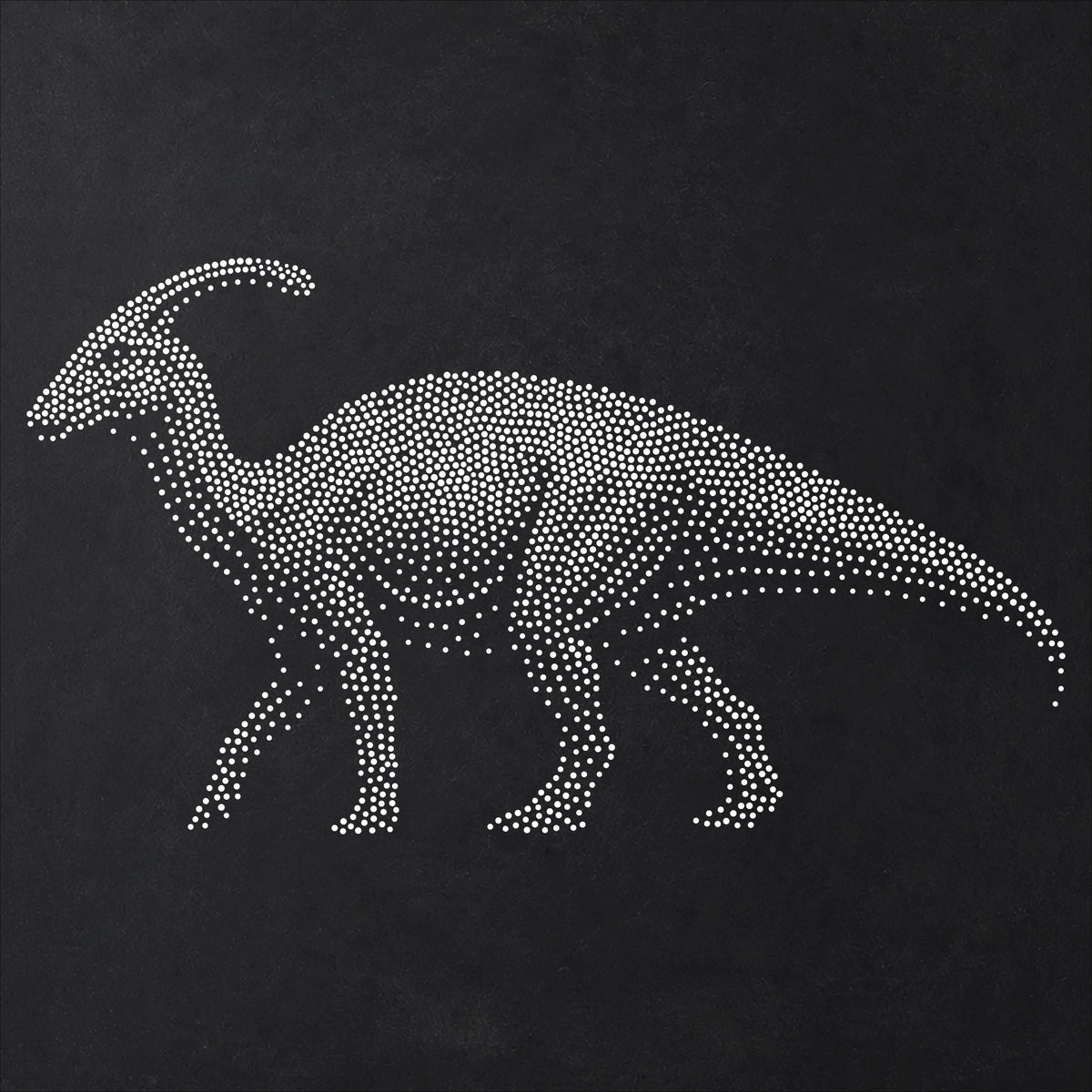 Parasaurolophus Dinosaur reusable Mylar stencil