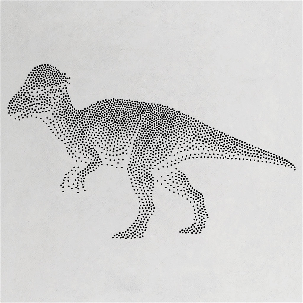 Pachycephalosaurus Dinosaur reusable Mylar stencil
